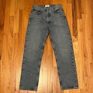Agolde Gray Women's Straight Leg Jeans